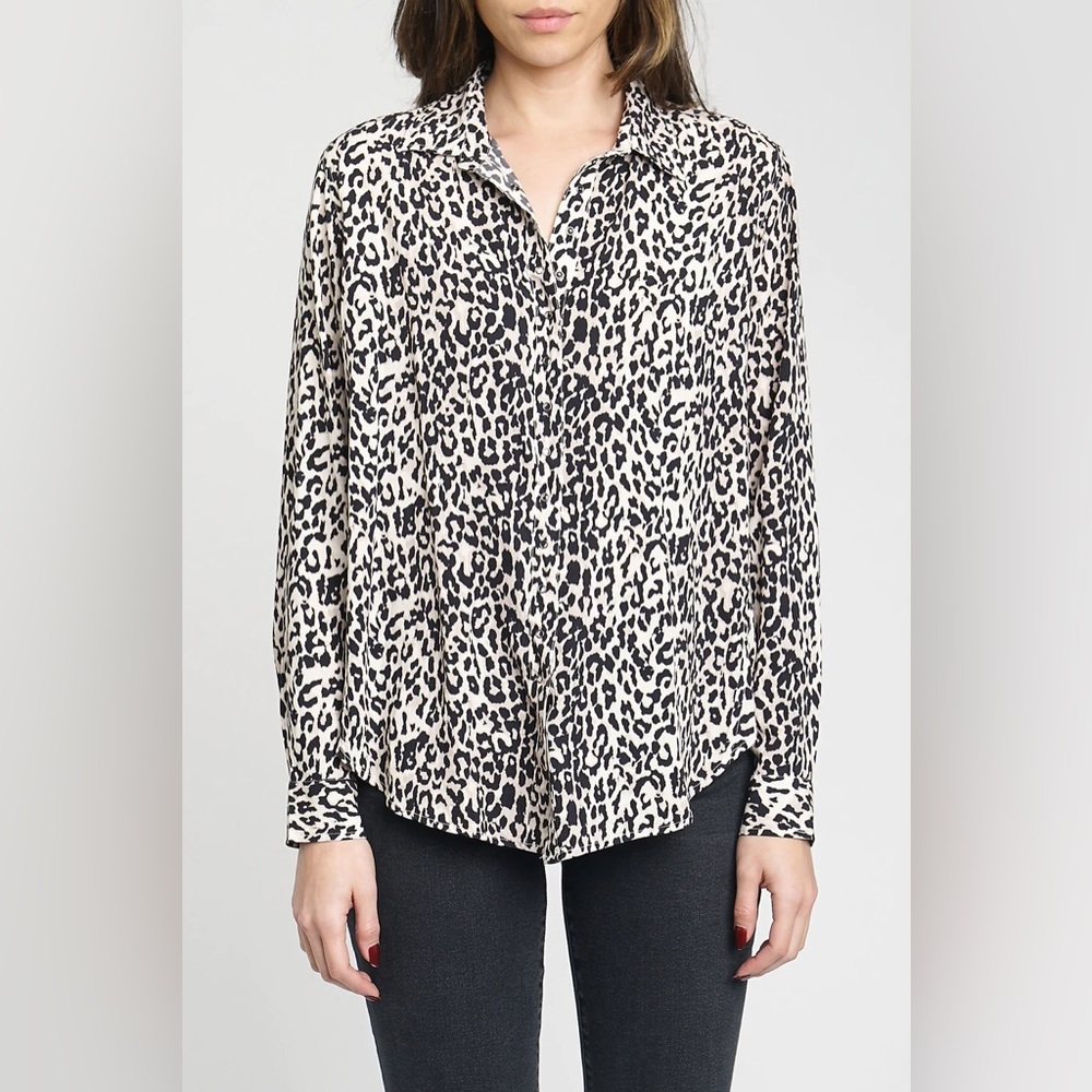 Pistola Elle Animal Print Top